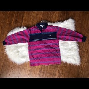 Retro Fox Polo Shirt Boys SZ Medium